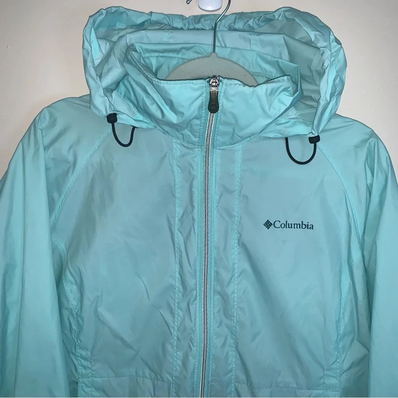 Columbia Rain Jacket Waterproof Zip Up L - Picture 9 of 10
